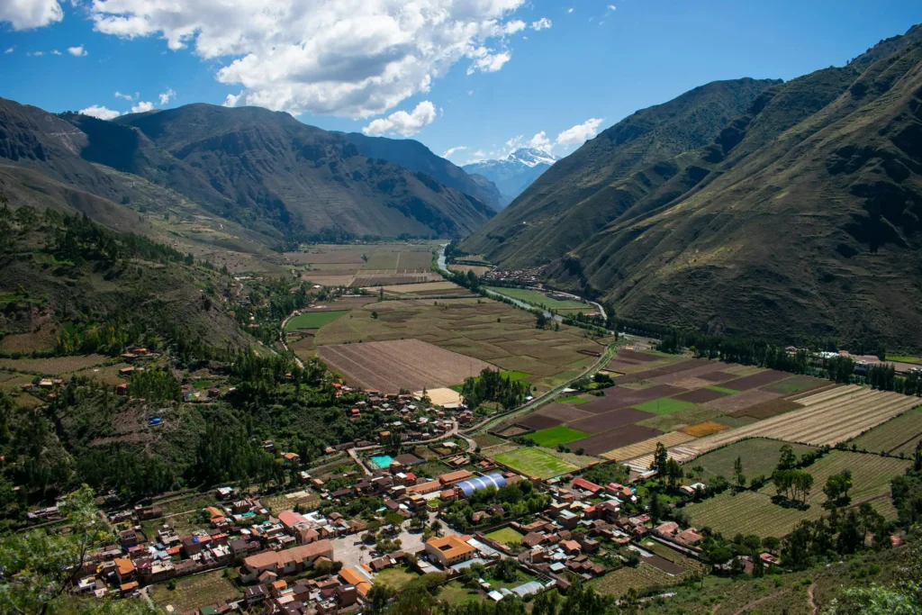 Pueblo de Taray cercano a Pisac que conforma el Valle Sagrado