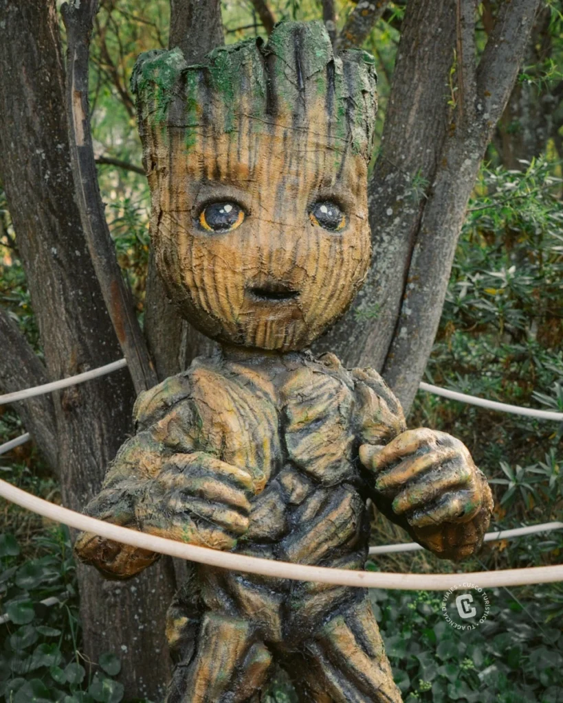 Baby Groot, figure of the Huasao Wetland