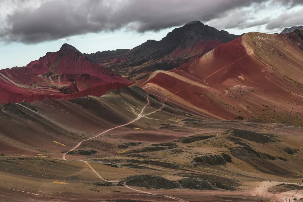 Path of the Red Valley in Pitumarca