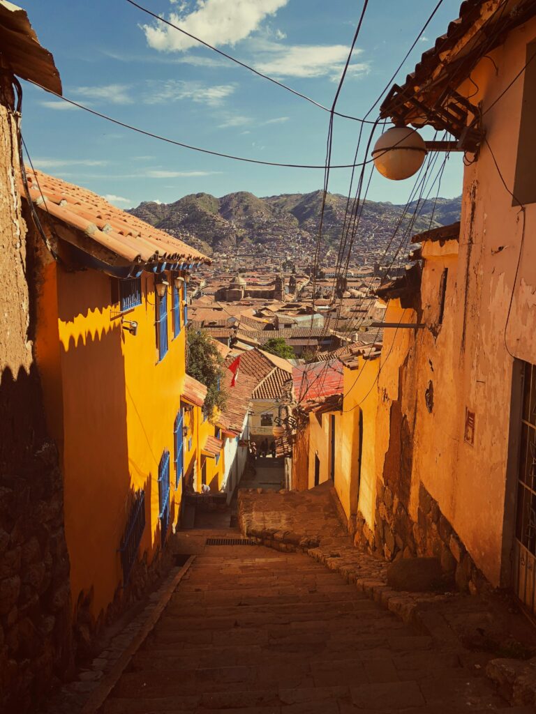 Rua da cidade de Cusco