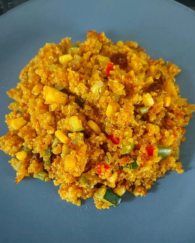 Guisado de Quinoa, um prato típico da serra peruana