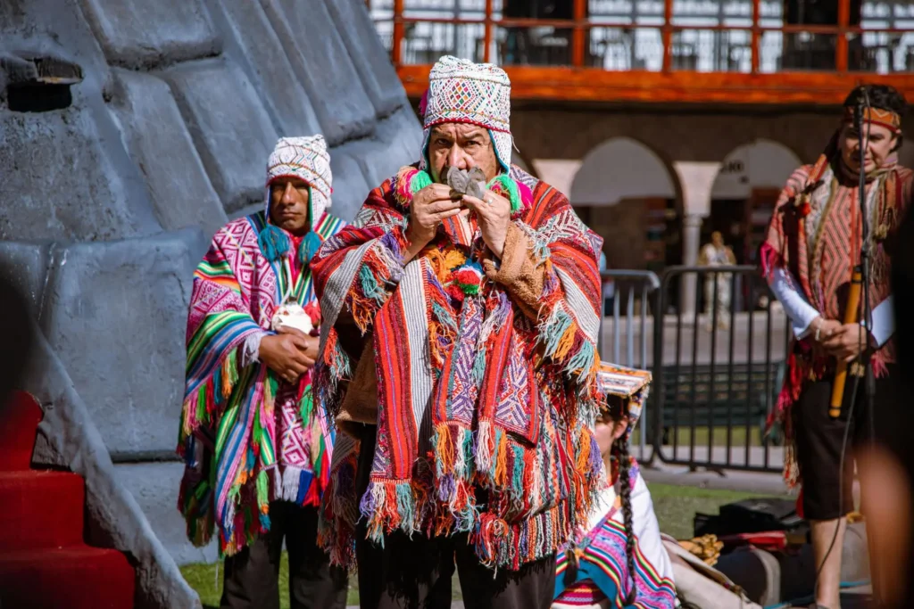 A festividade do Inti Raymi na cidade de Cusco