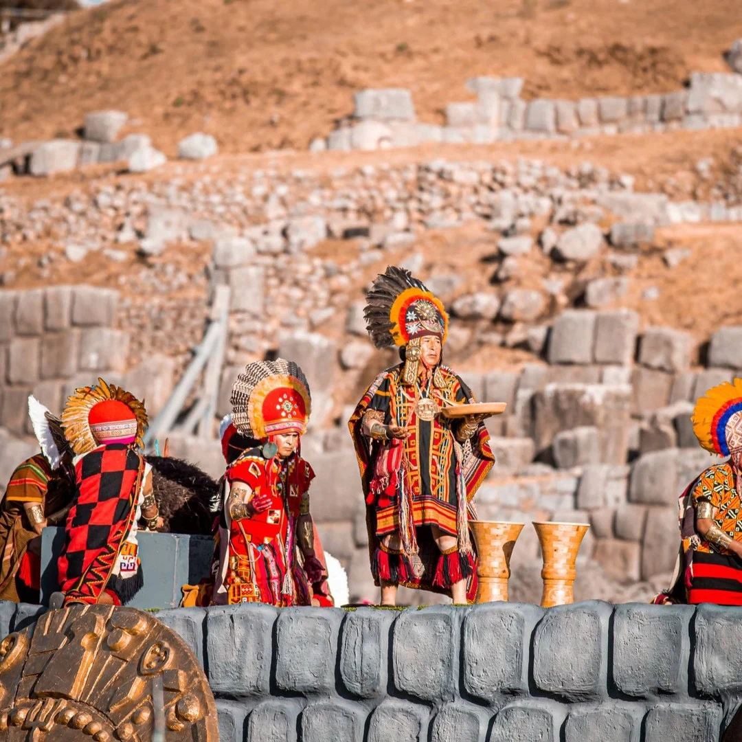 Celebration of Inti Raymi in Sacsayhuamán