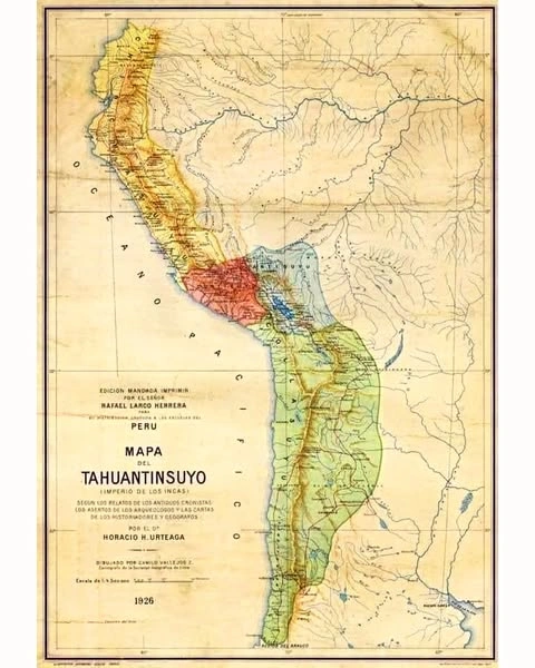 Mapa do Tahuantinsuyo