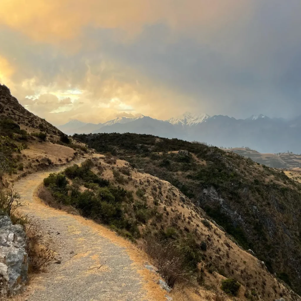 Trail to Chonta viewpoint, natural habitat of Andean condors