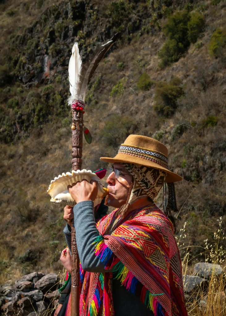 Representação dos rituais incas nos templos incas