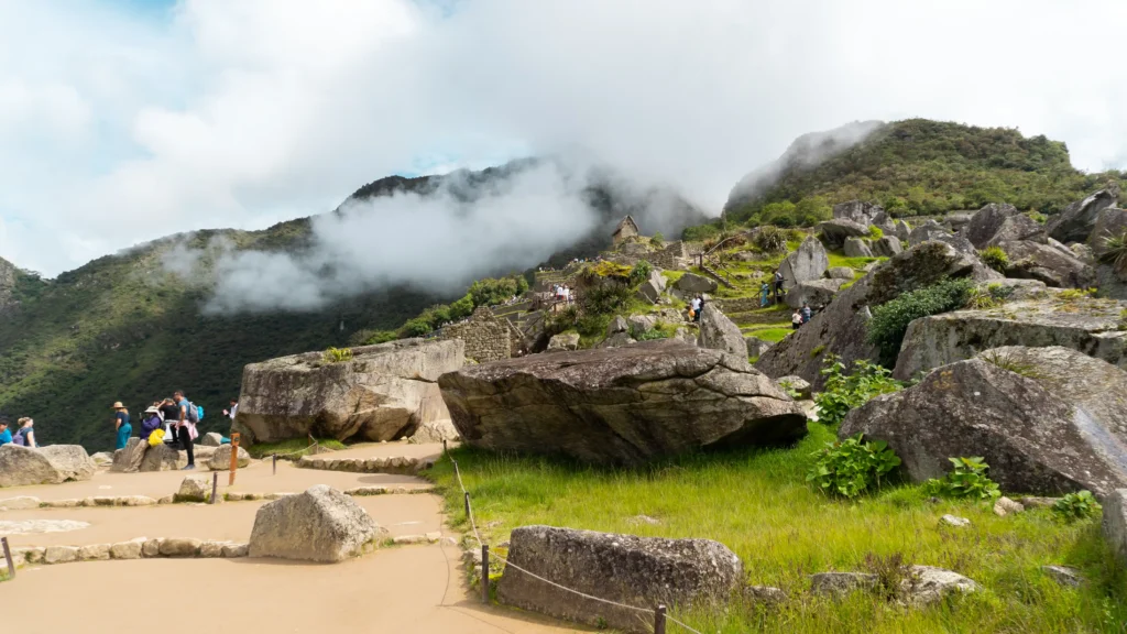 Material de granito, utilizado na construção de Machu Picchu