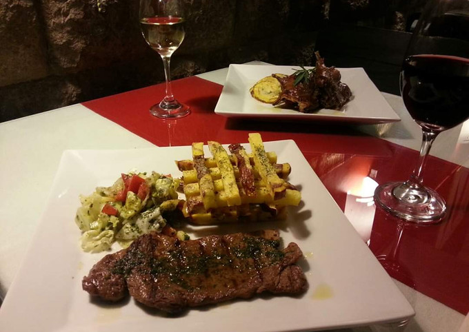 alpaca parrilla Gourmet grilled alpaca dish with Andean sides
