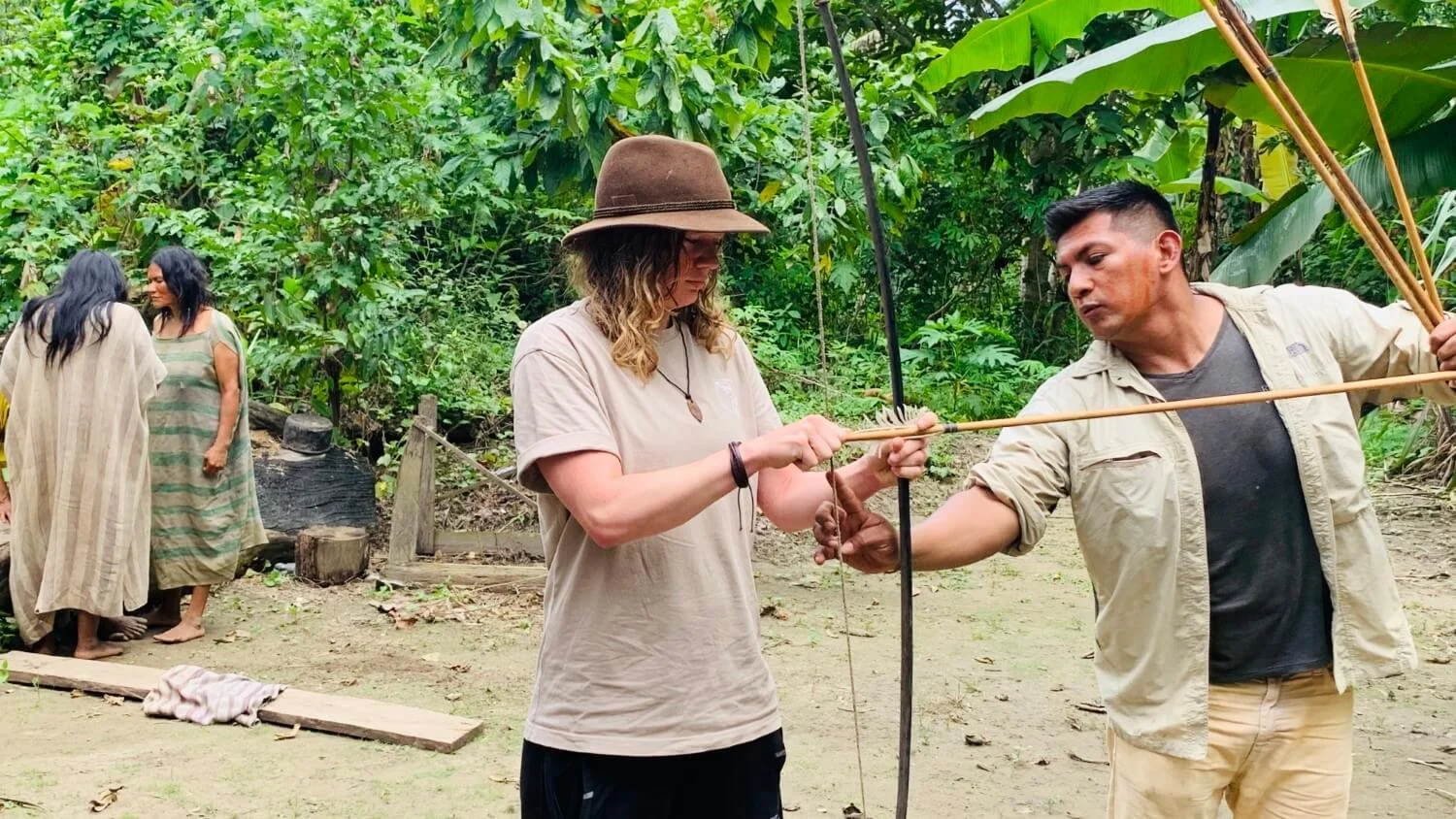 nativos en Reserva Nacional de Tambopata