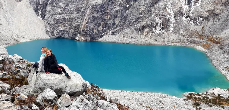 trekking en laguna 69 Trekking at Laguna 69